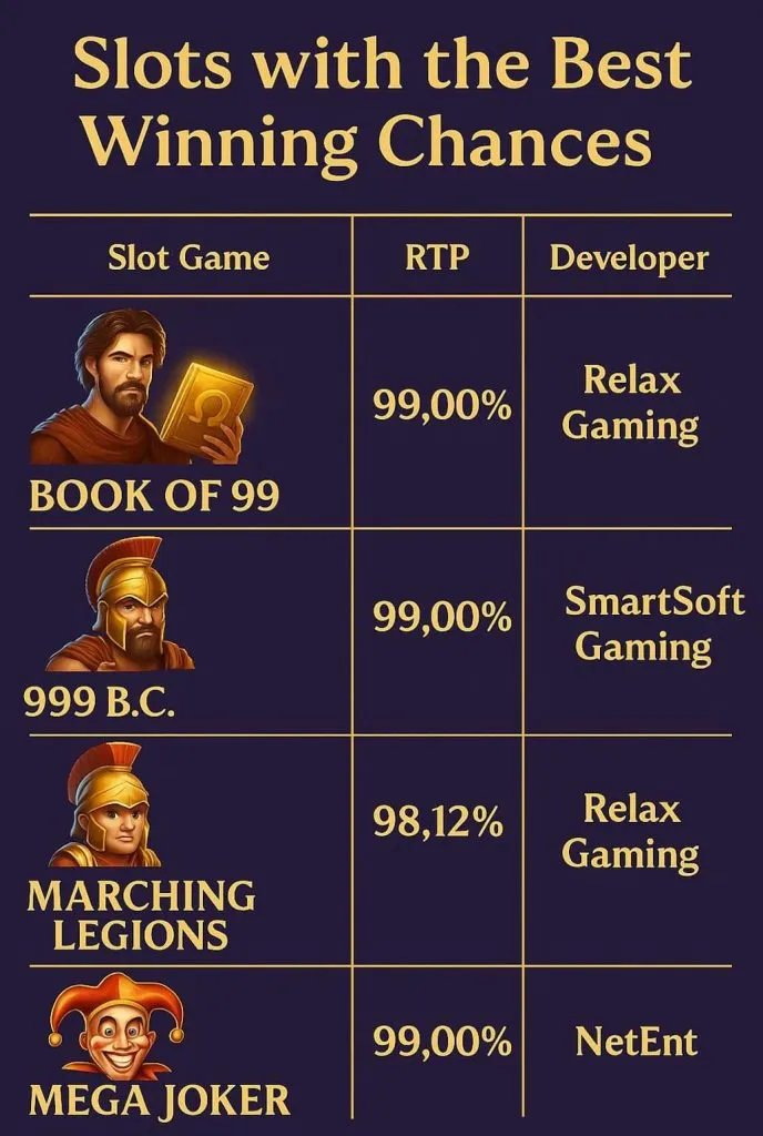 slot with the best chances of winning